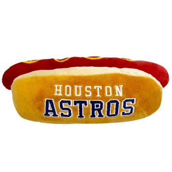 Houston Astros- Plush Hot Dog Toy